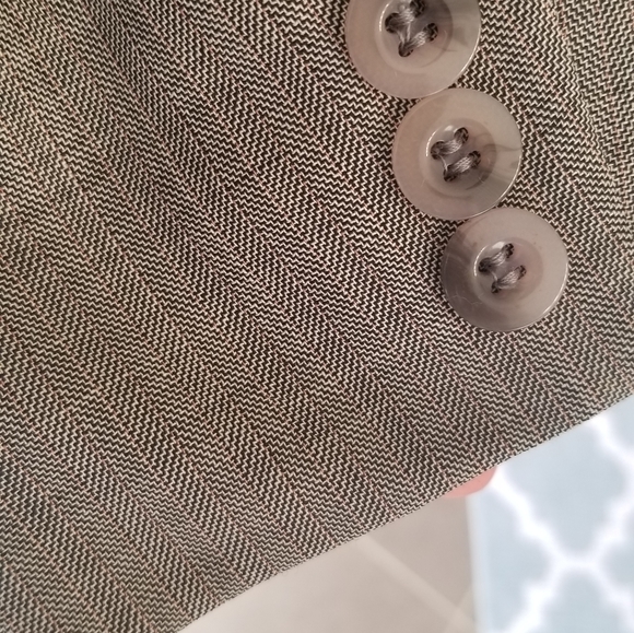 Wool Andrews blazer, grey plaid - Picture 4 of 4